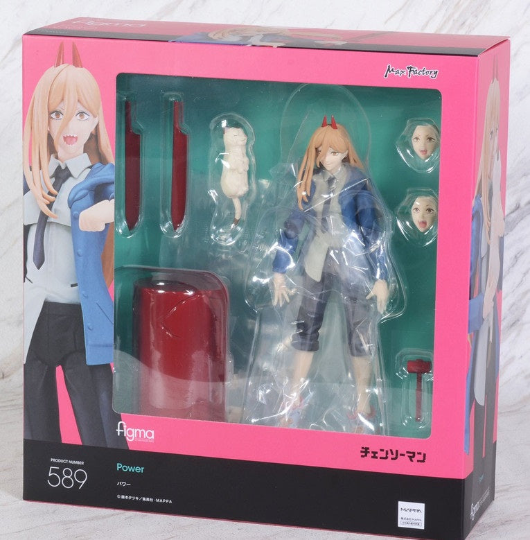 Figma Power action figure from Chainsaw Man anime in colorful display box