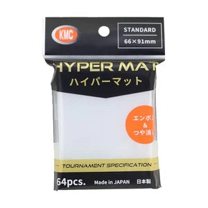 KMC Hyper Mat Standard Sleeves 64pcs Clear