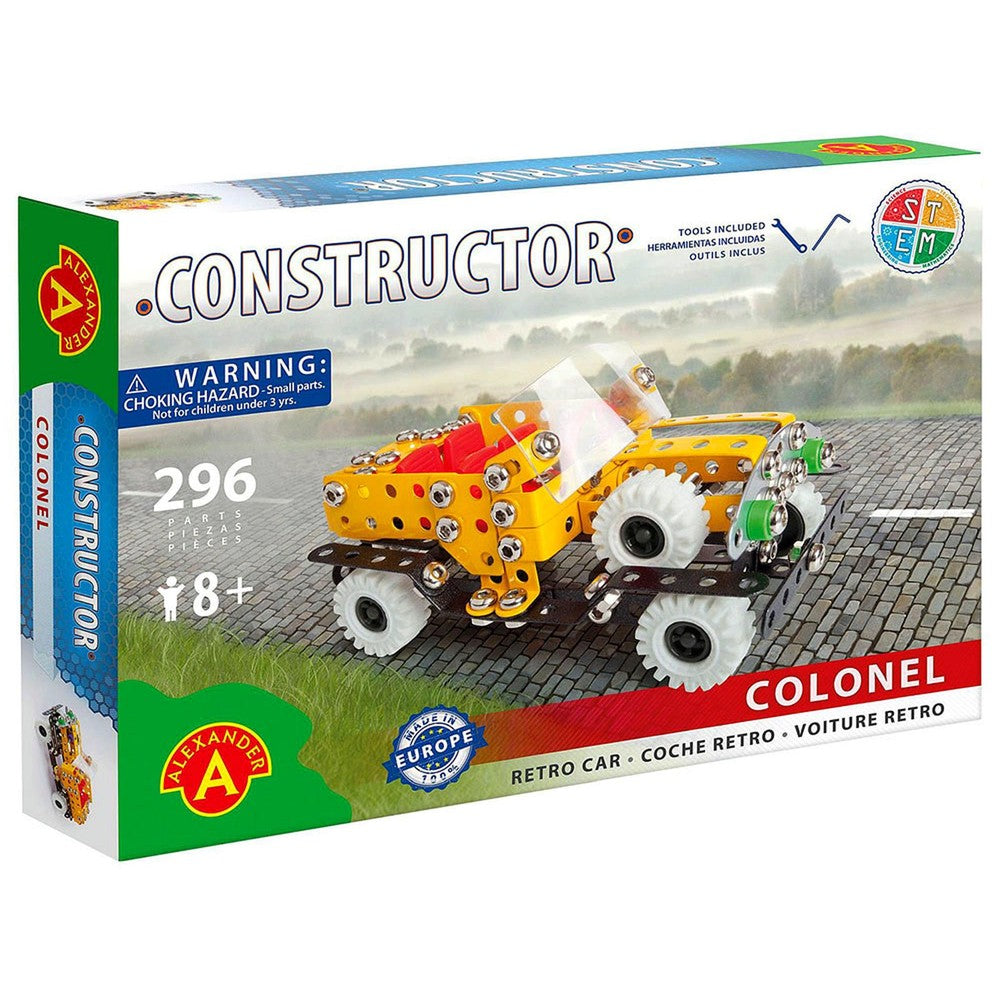 Constructor - Colonel Retro Car 296 Pieces