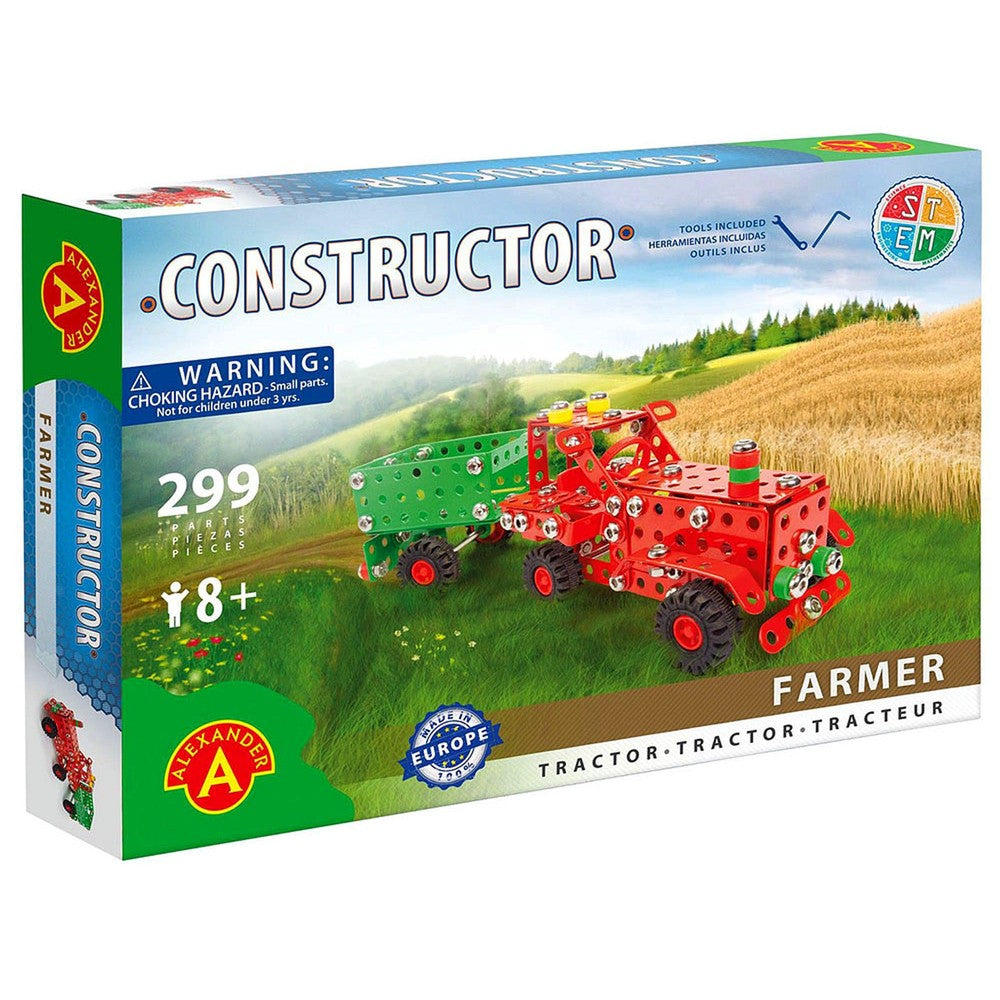 Constructor - Farmer Tractor 299 Pieces