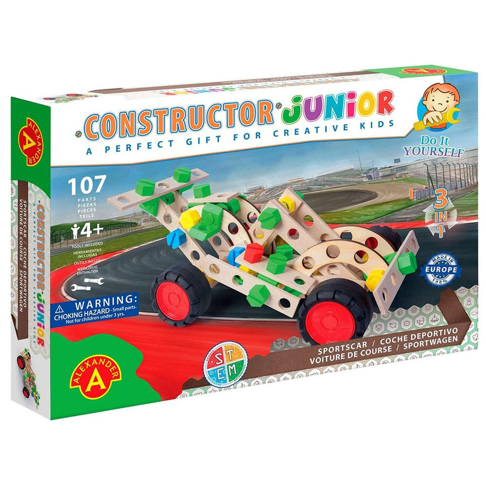 Constructor - Junior Sportscar 3-In-1 107 Pieces