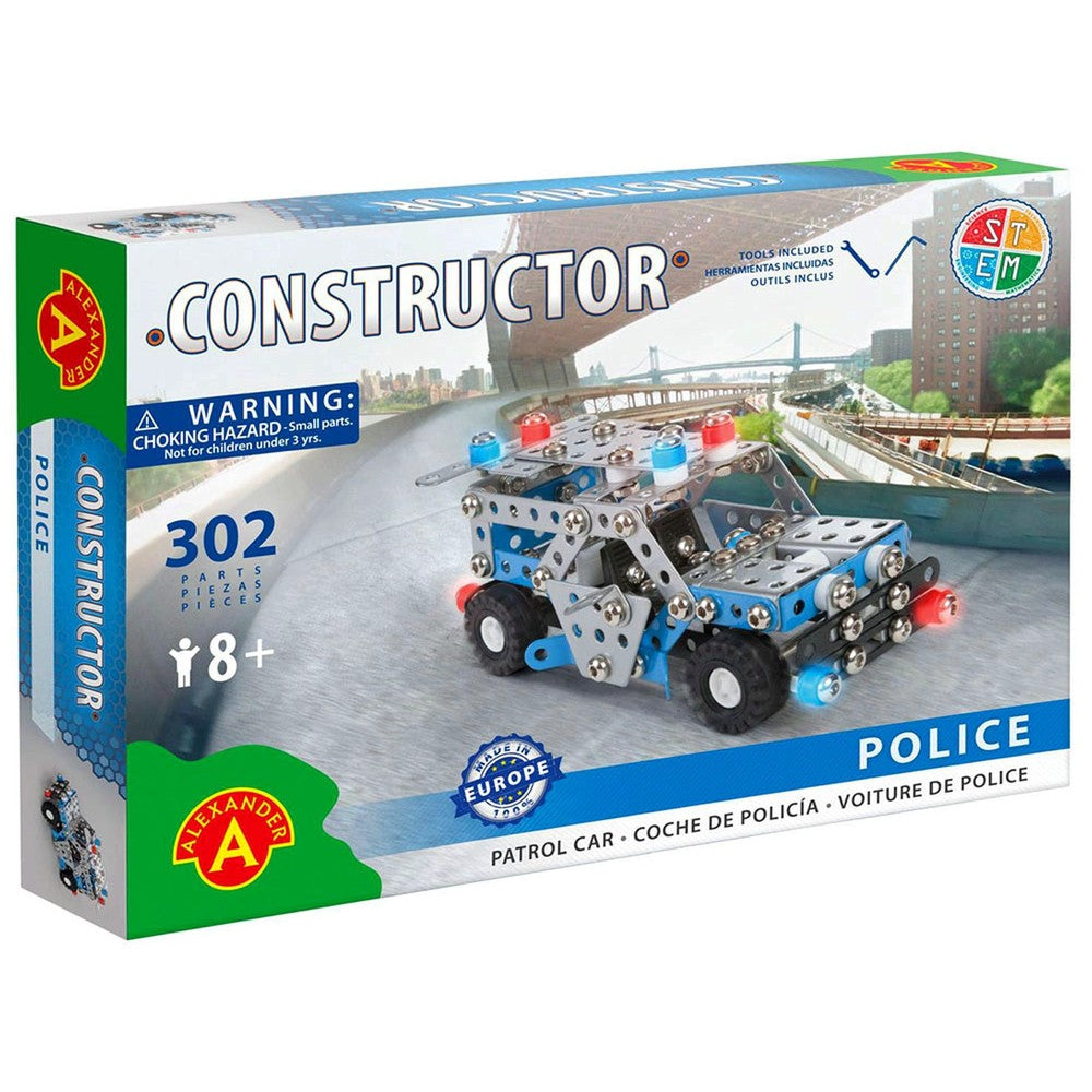 Constructor - Police Patrol Car 302 Pieces