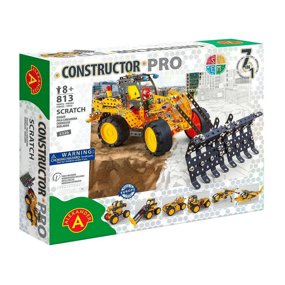 Constructor - Scratch Digger 7-In-1 813 Pieces