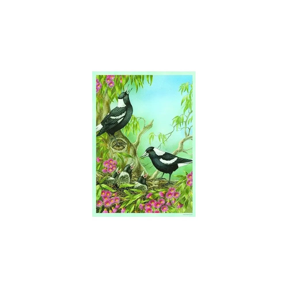 Magpies Shirley Barber 1000 Piece Puzzle