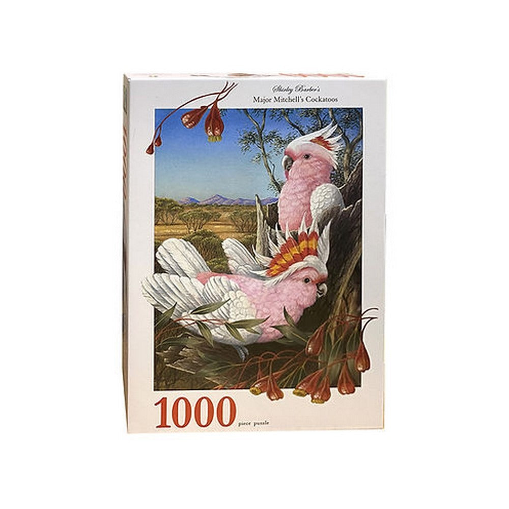 Major Mitchell's Cockatoos 1000 Piece Puzzle
