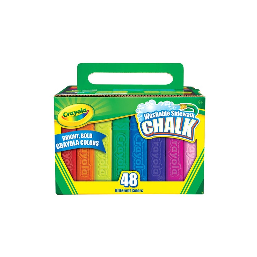 Chalk Sidewalk 48 Pack - Assorted Colours