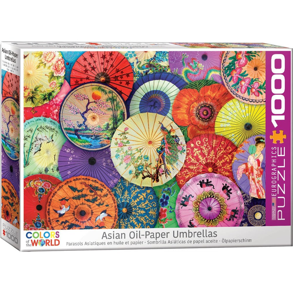 Eurographics - Asian Oil-Paper Umbrellas 1000 Piece Puzzle