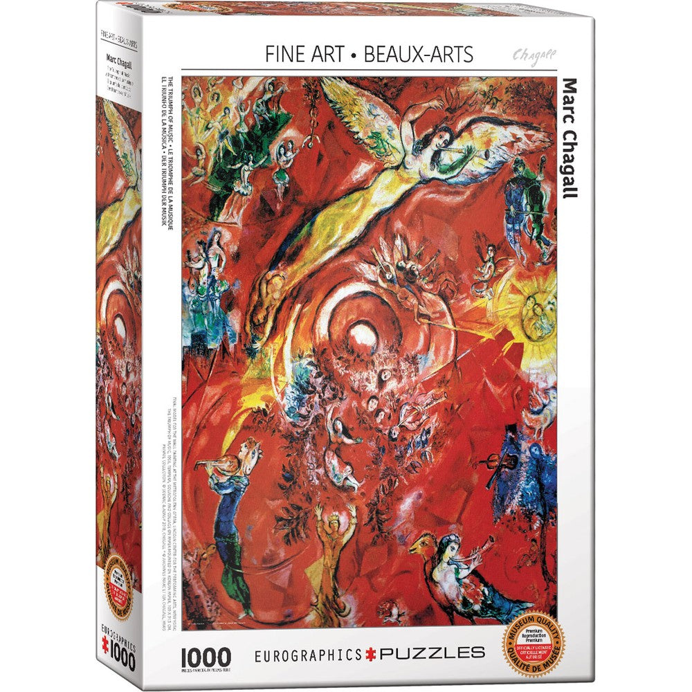 Eurographics - Chagall -  Triumph Of Music 1000 Piece Puzzle