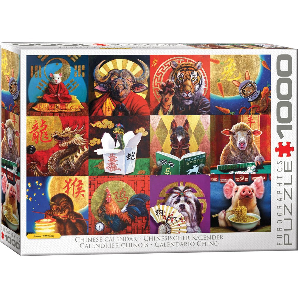 Eurographics - Chinese Calendar 1000 Piece Puzzle