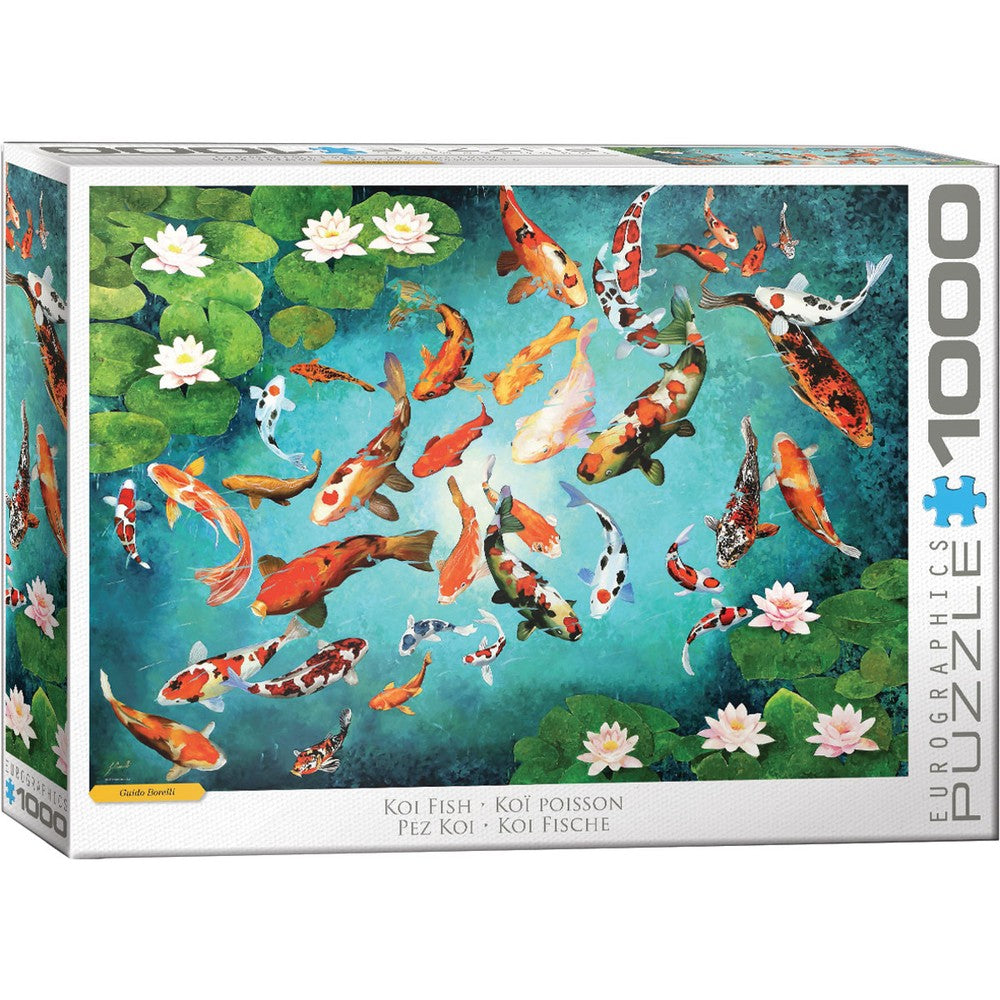Eurographics - Colourful Koi Fish 1000 Piece Puzzle