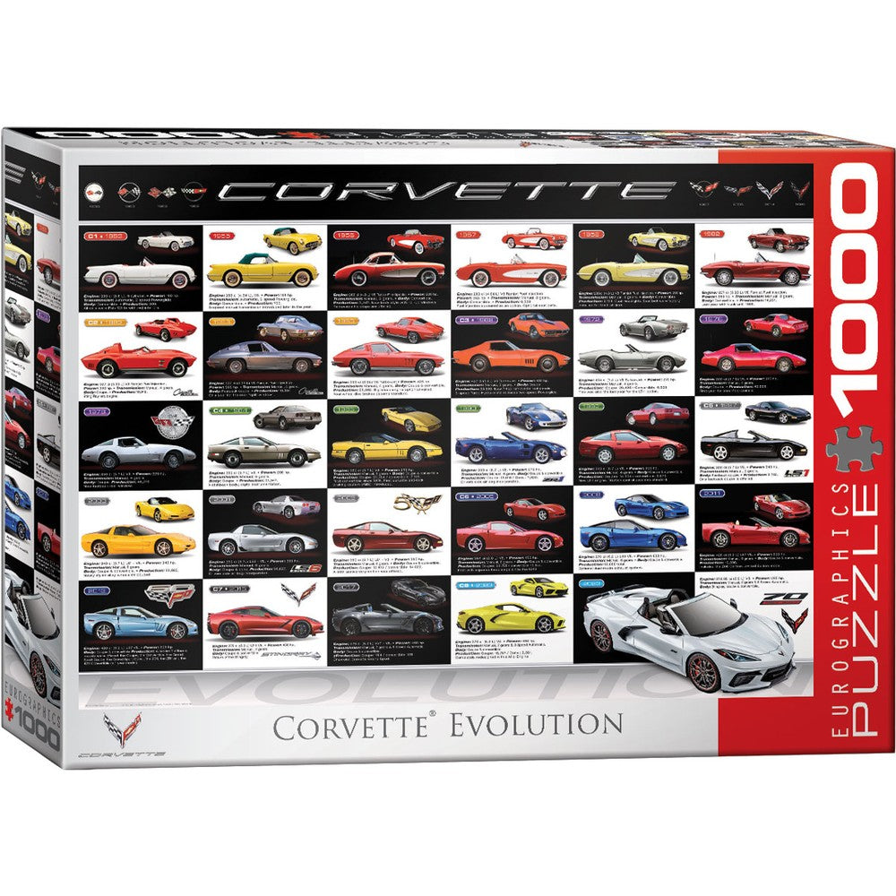 Eurographics - Corvette Evolution 1000 Piece Puzzle