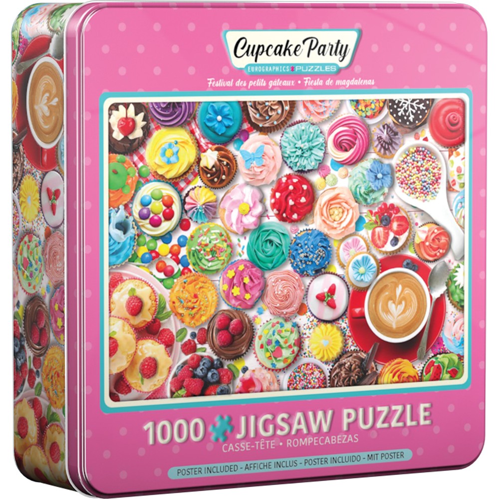 Eurographics - Cupcake Party 1000 Piece Puzzle Tin
