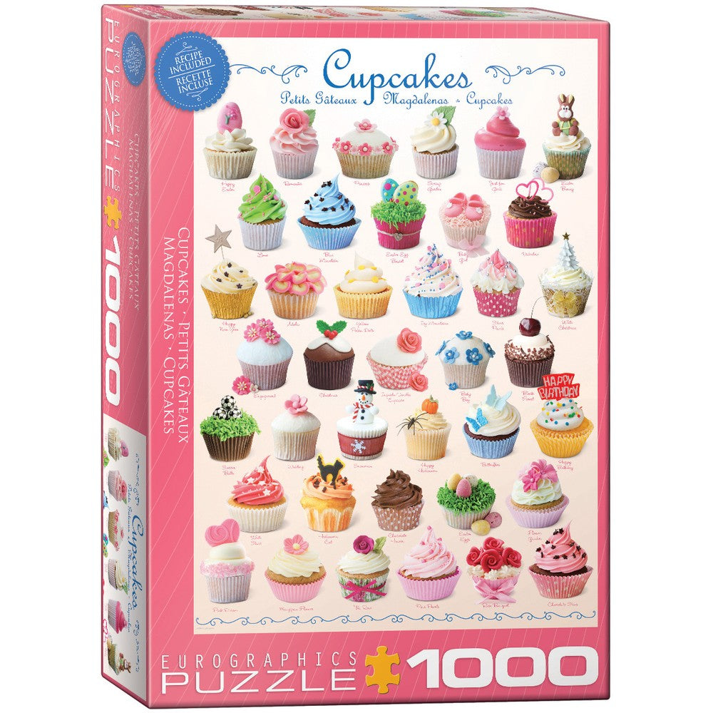 Eurographics - Cupcakes 1000 Piece Puzzle