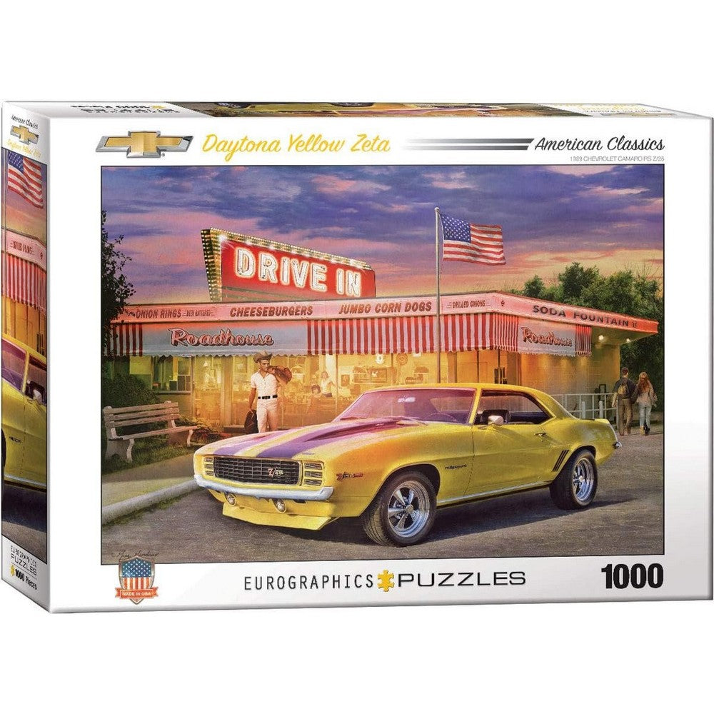 Eurographics - Daytona Yellow Z-28 1000 Piece Puzzle