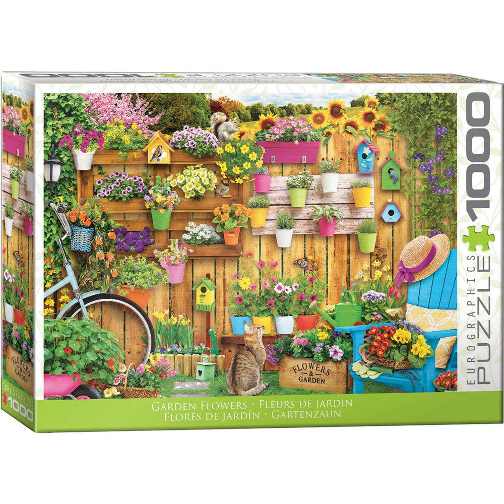 Eurographics - Garden Flowers 1000 Piece Puzzle