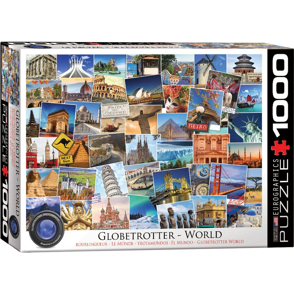 Eurographics - Globetrotter World 1000 Piece Puzzle