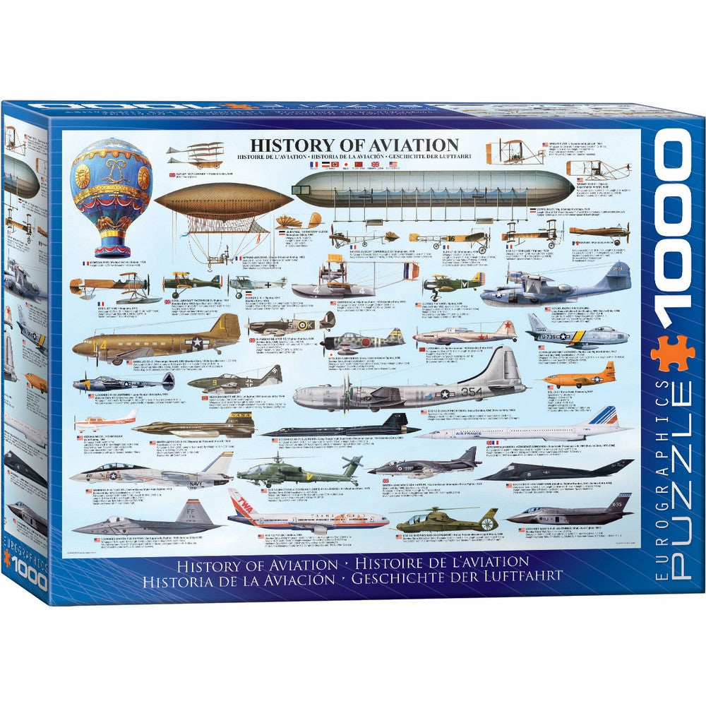 Eurographics - History Of Aviation 1000 Piece Puzzle