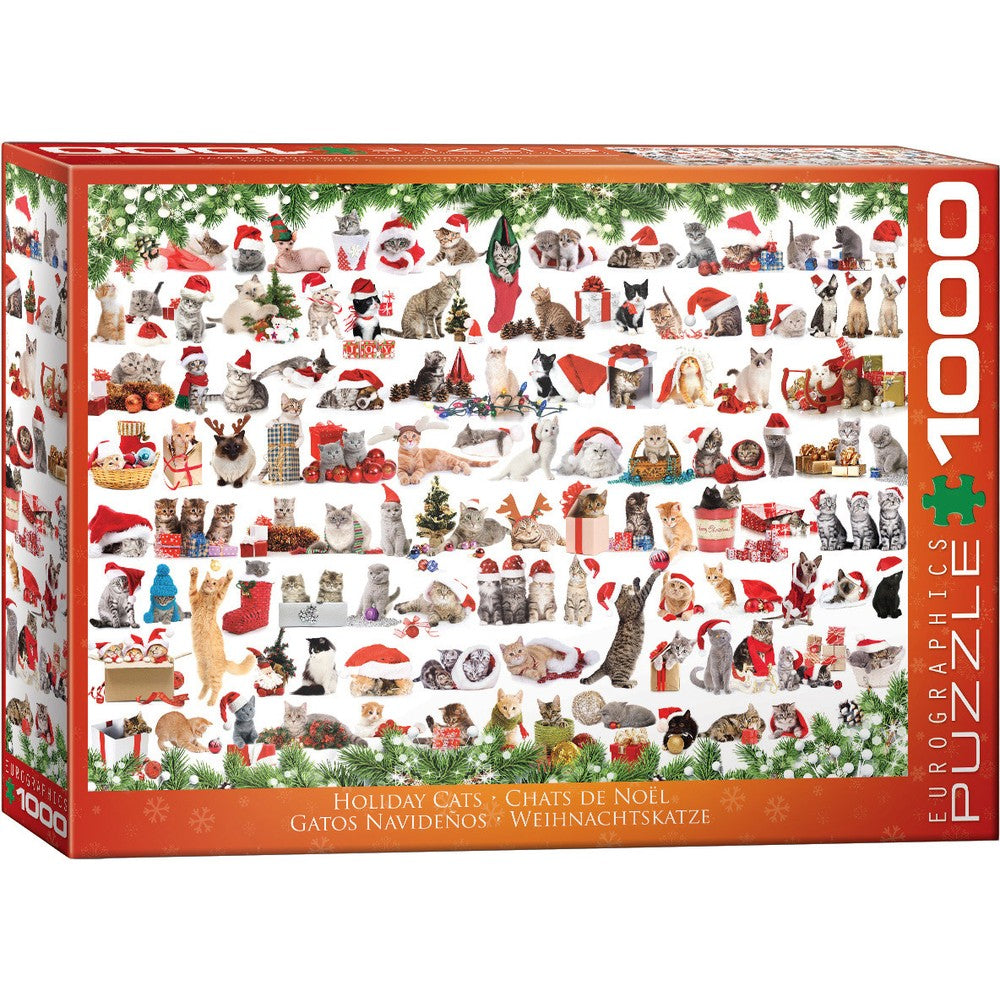 Eurographics - Holiday Cats 1000 Piece Puzzle