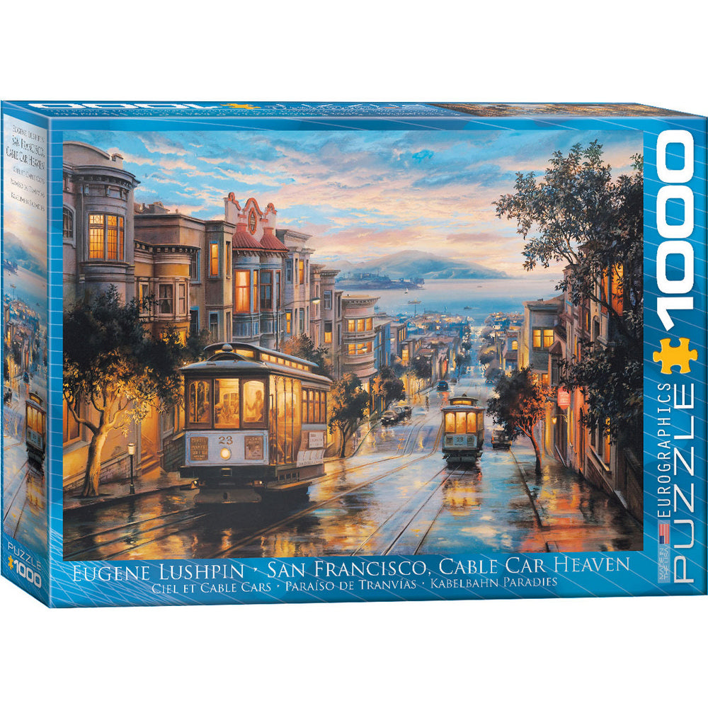Lushpin Cable Car Heaven 1000 Piece Puzzle