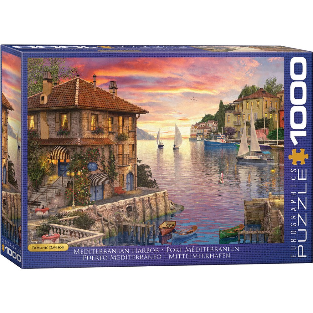 Eurographics - Mediterranean Harbor 1000 Piece Puzzle