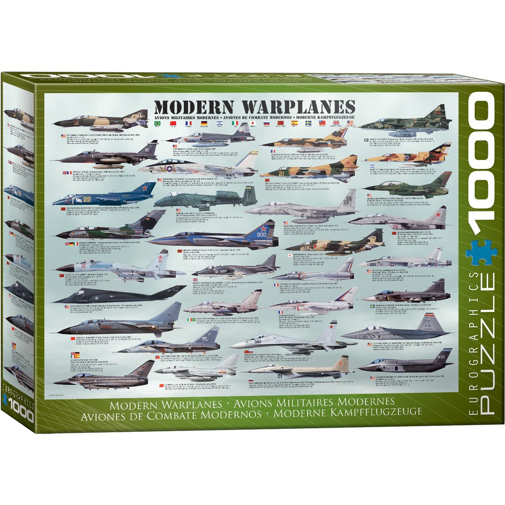 Modern Warplanes 1000 Piece Puzzle
