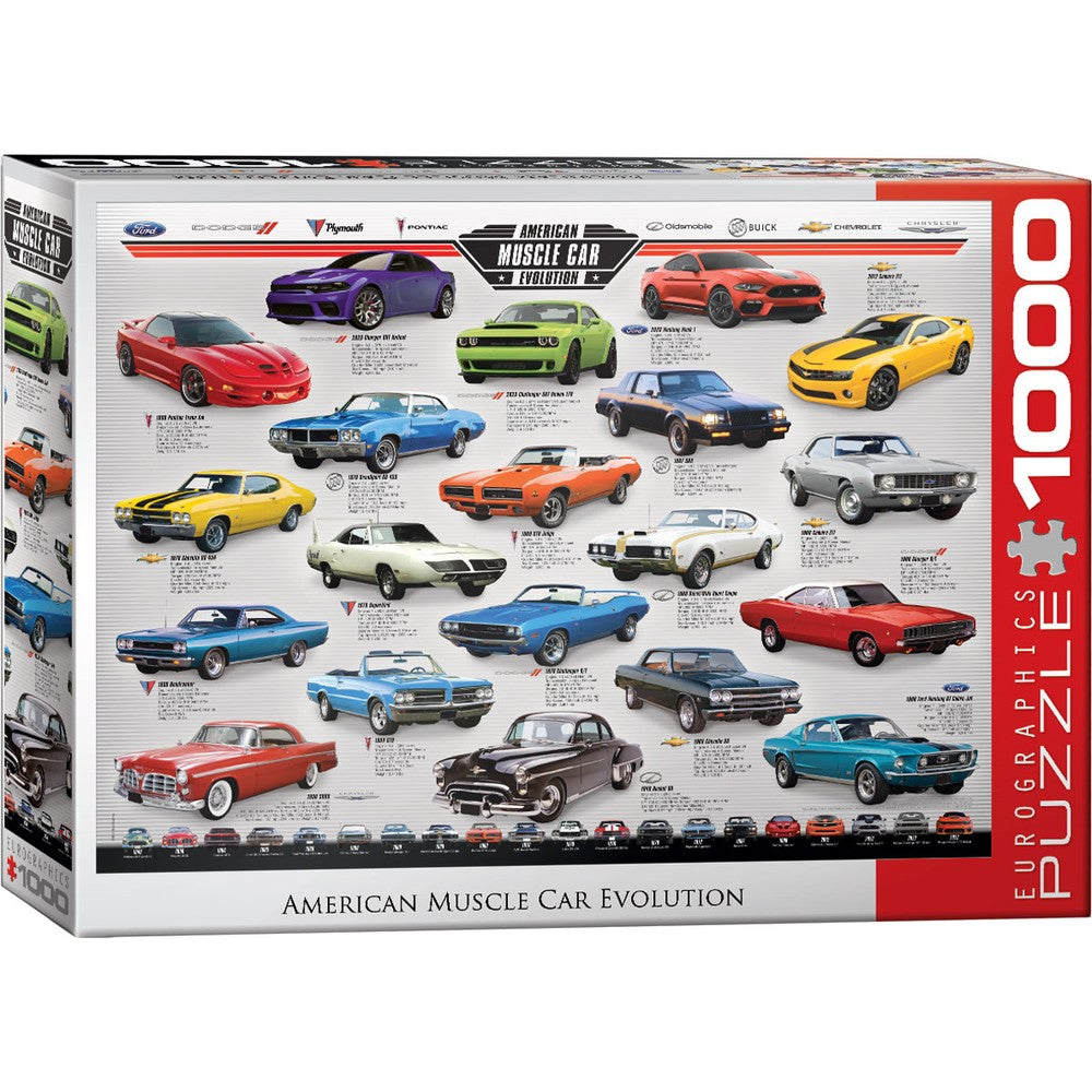 Muscle Car Evolution 1000 Piece Puzzle