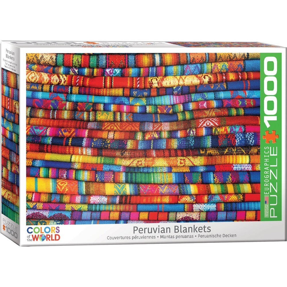 Peruvian Blankets 1000 Piece Puzzle