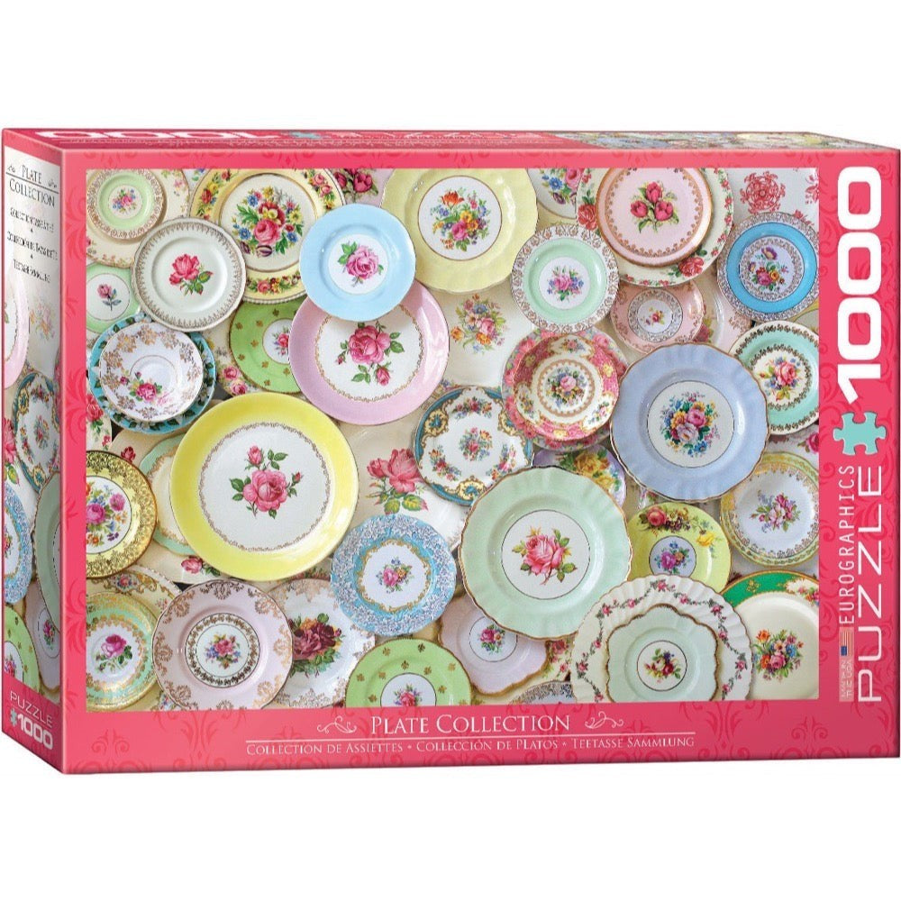 Plate Collection 1000 Piece Puzzle