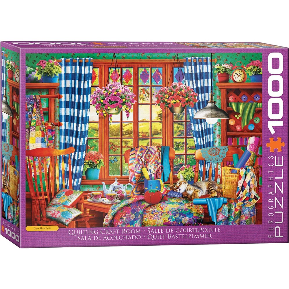 Eurographics - Quilting Craft Room 1000 Piece Puzzle