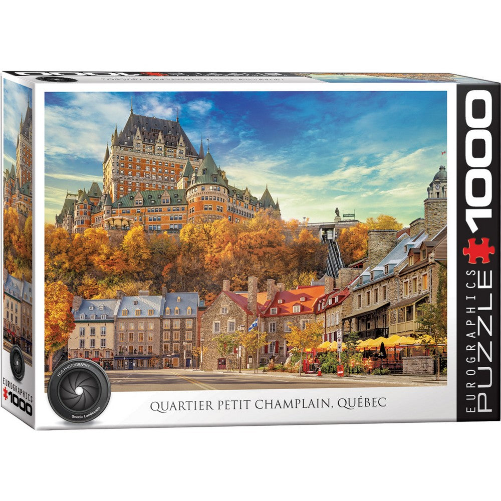 Rue Du Marche Quebec 1000 Piece Puzzle