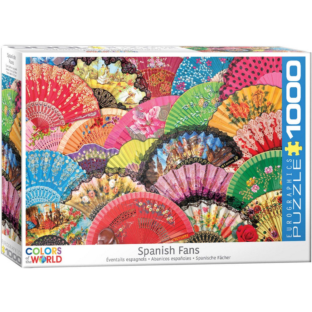 Spanish Fans 1000 Piece Puzzle