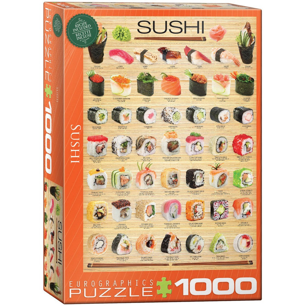 Eurographics - Sushi 1000 Piece Puzzle