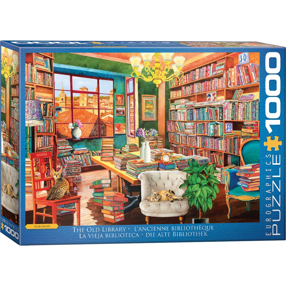 Eurographics - The Old Library 1000 Piece Puzzle