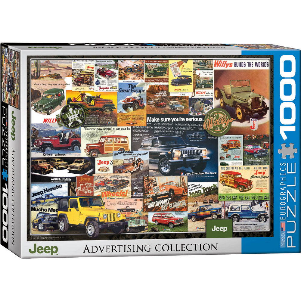 Eurographics - Vintage Ads Jeep 1000 Piece Puzzle