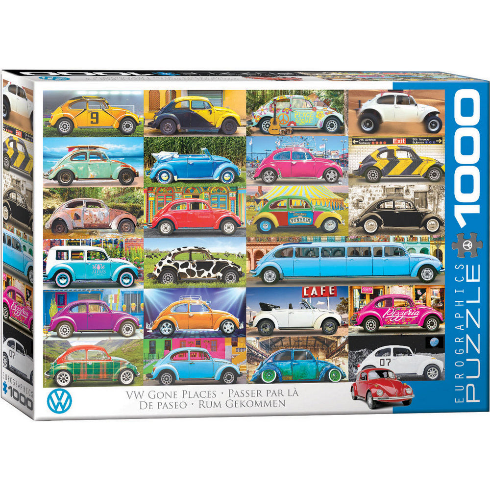 Eurographics - VW Beetle Gone Places 1000 Piece Puzzle