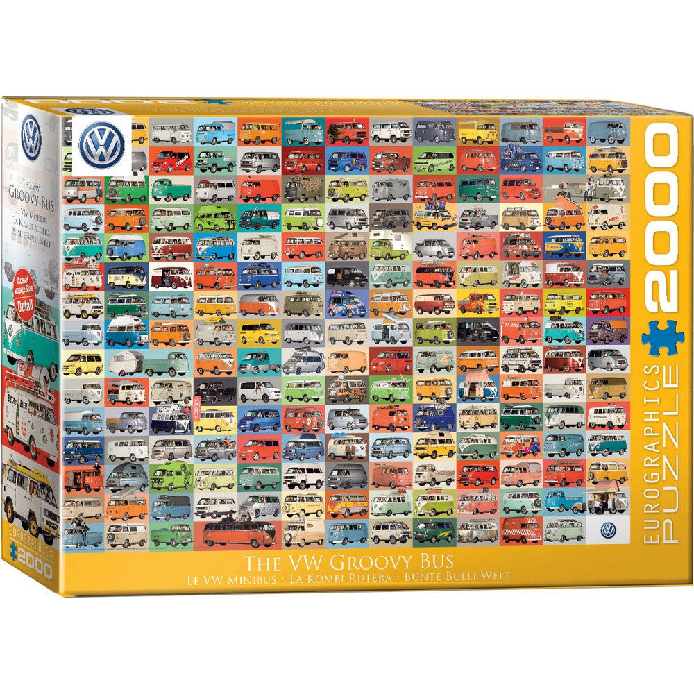 Eurographics - VW Groovy Bus 2000 Piece Puzzle
