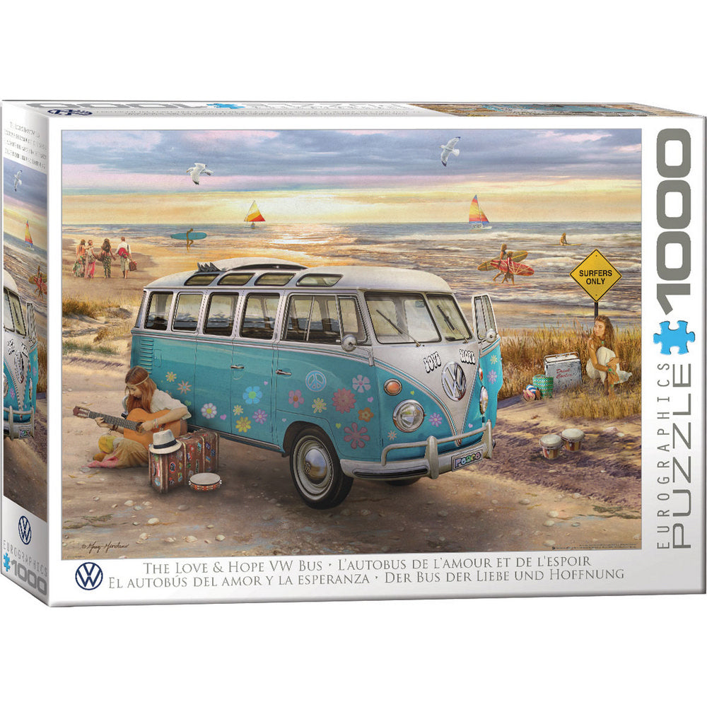 Eurographics - VW Love & Hope Bus 1000 Piece Puzzle