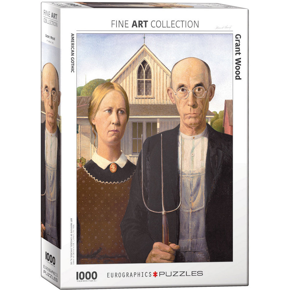 Eurographics - Wood -  American Gothic 1000 Piece Puzzle