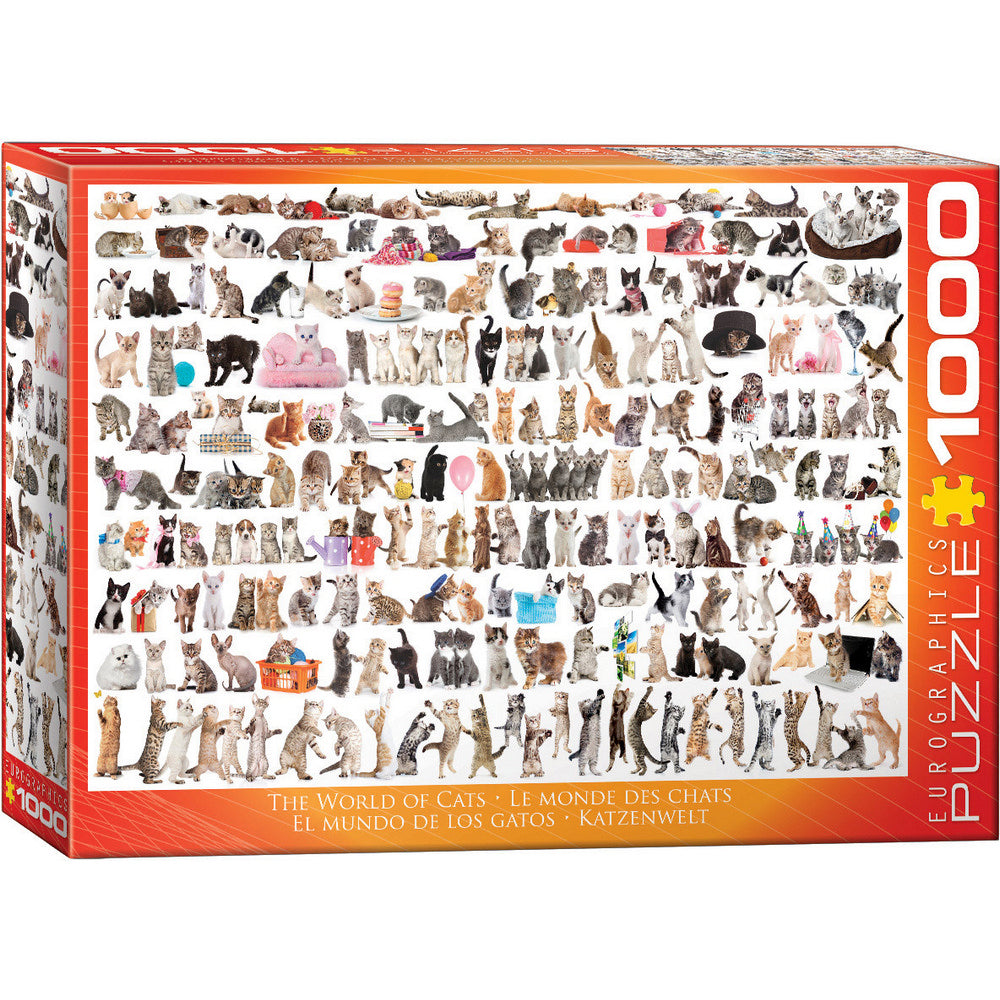 Eurographics - World Of Cats 1000 Piece Puzzle