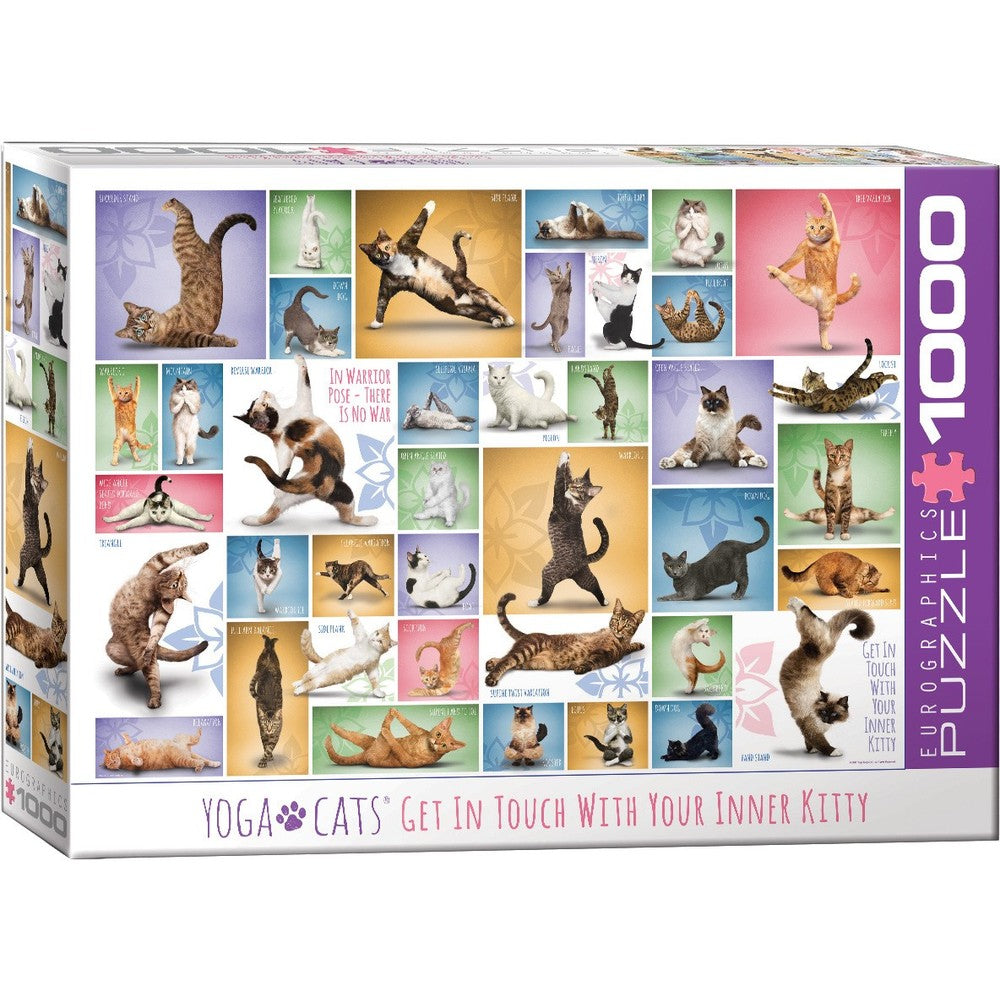 Eurographics - Yoga Cats 1000 Piece Puzzle