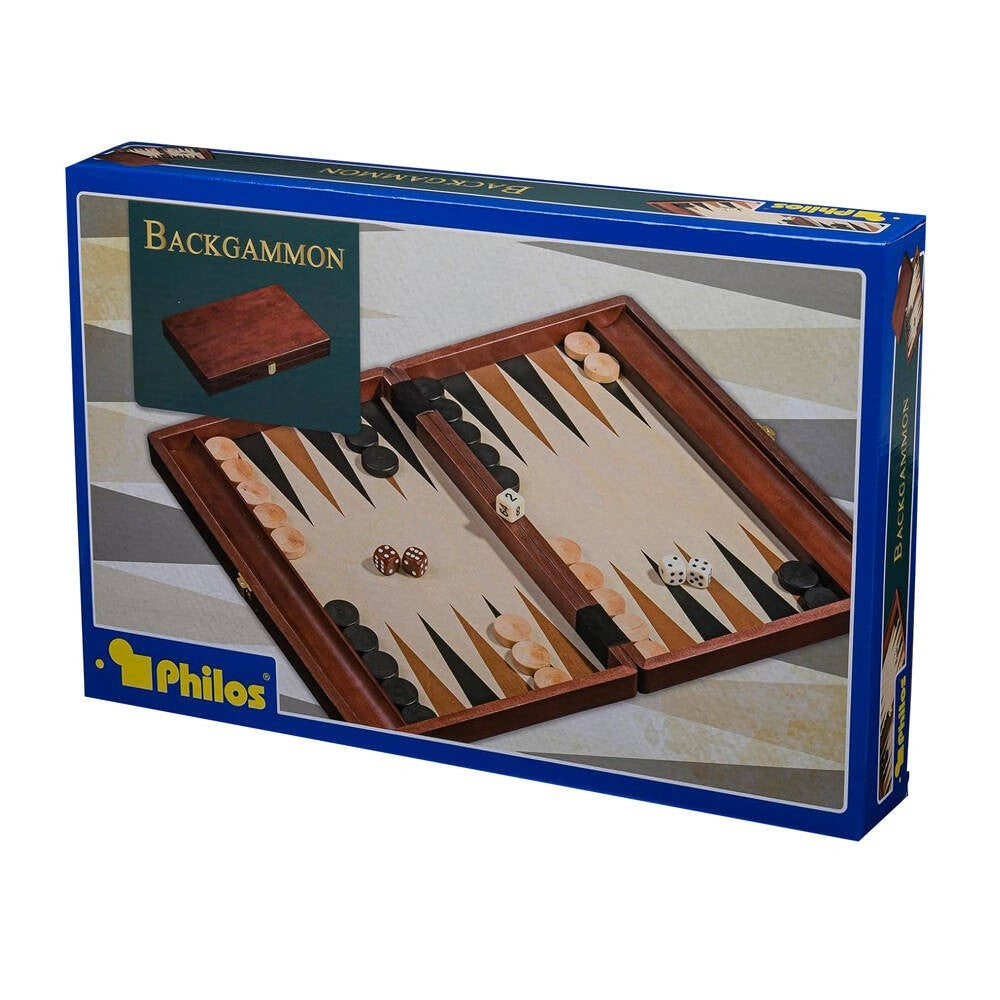 Backgammon - 14" Folding Wood