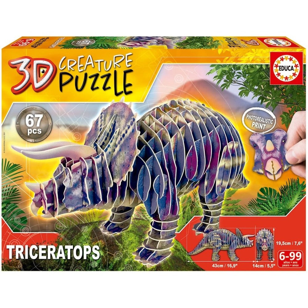 3D - Creature - Triceratops