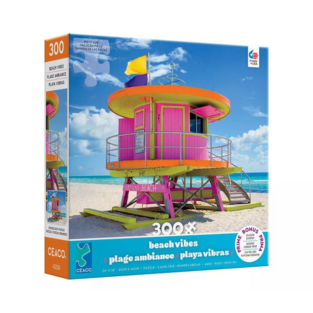 Ceaco - Beach Vibes Miami 300 Piece Puzzle