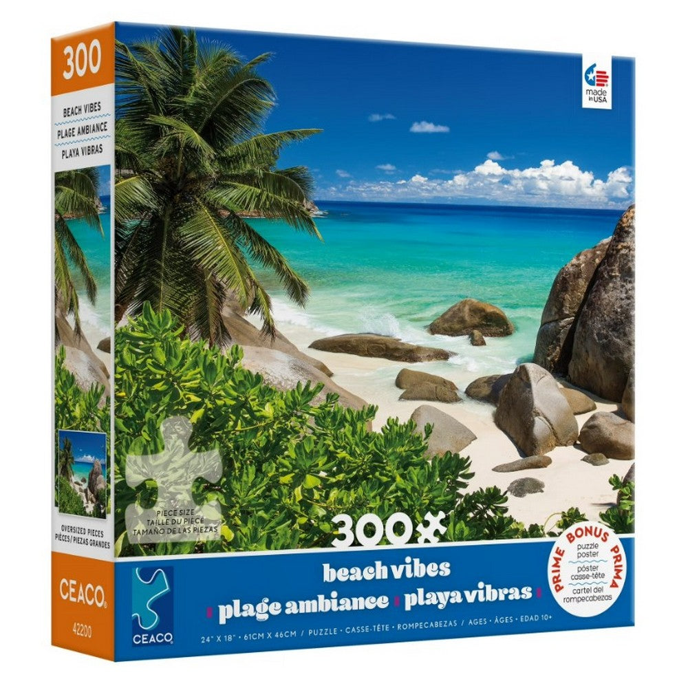 Ceaco - Beach Vibes Seychelles 300 Piece Puzzle