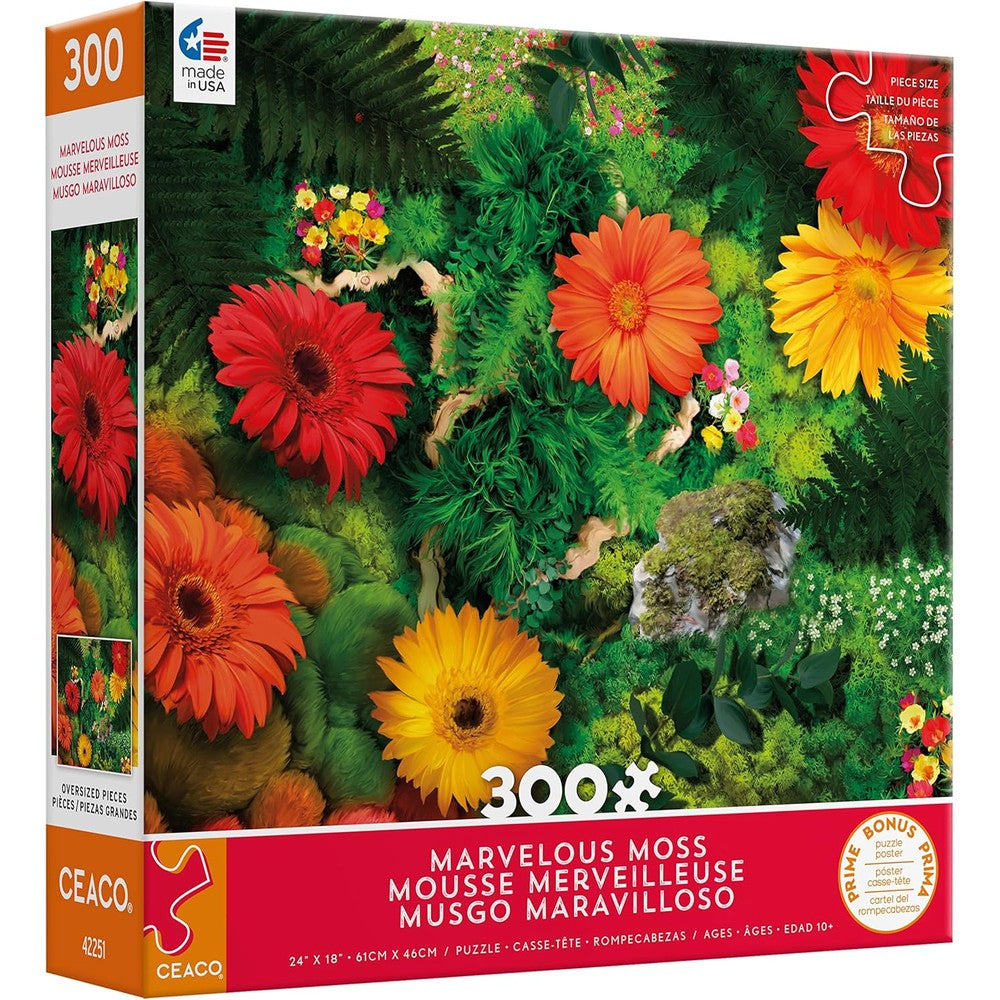 Ceaco - Marvelous Moss Chrysan 300 Piece Puzzle