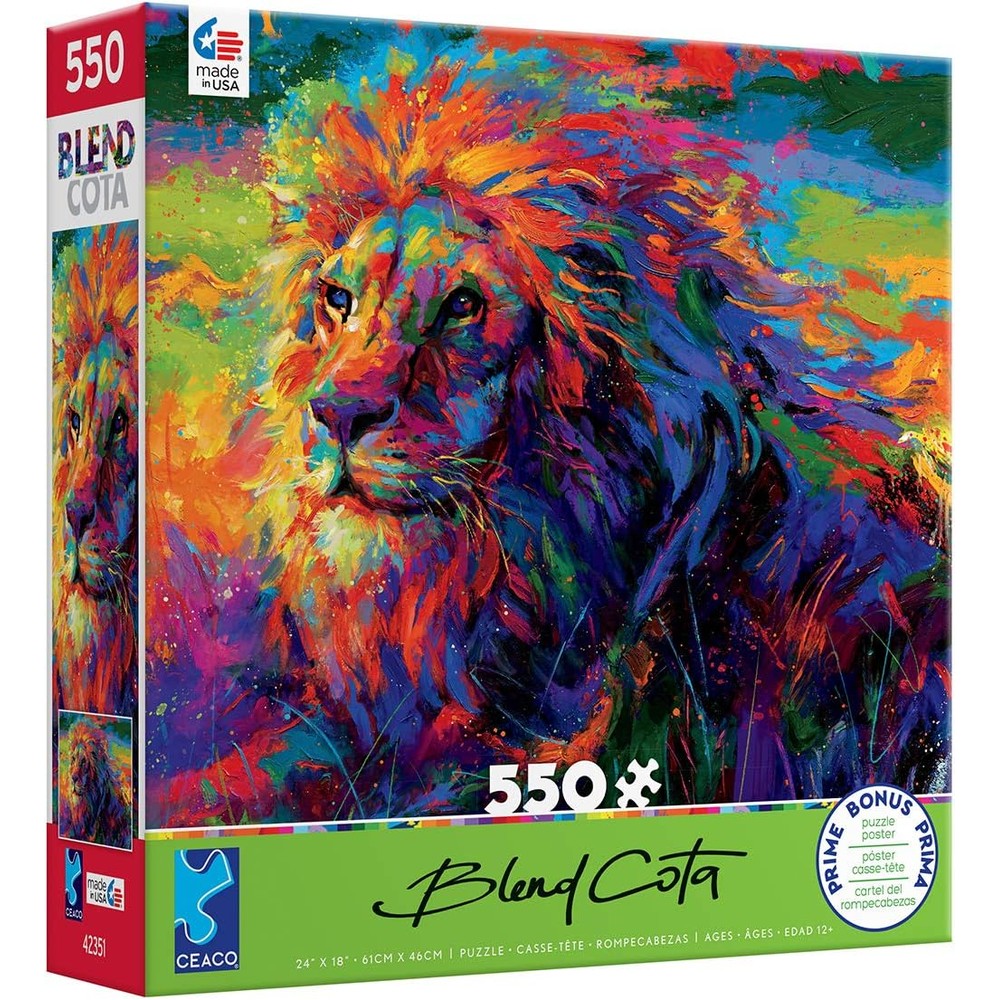 Ceaco - Blend Cota Lion 550 Piece Puzzle