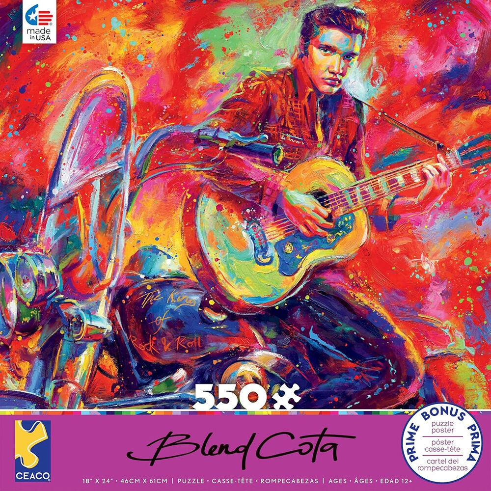 Ceaco - Blend Cota Elvis 550 Piece Puzzle