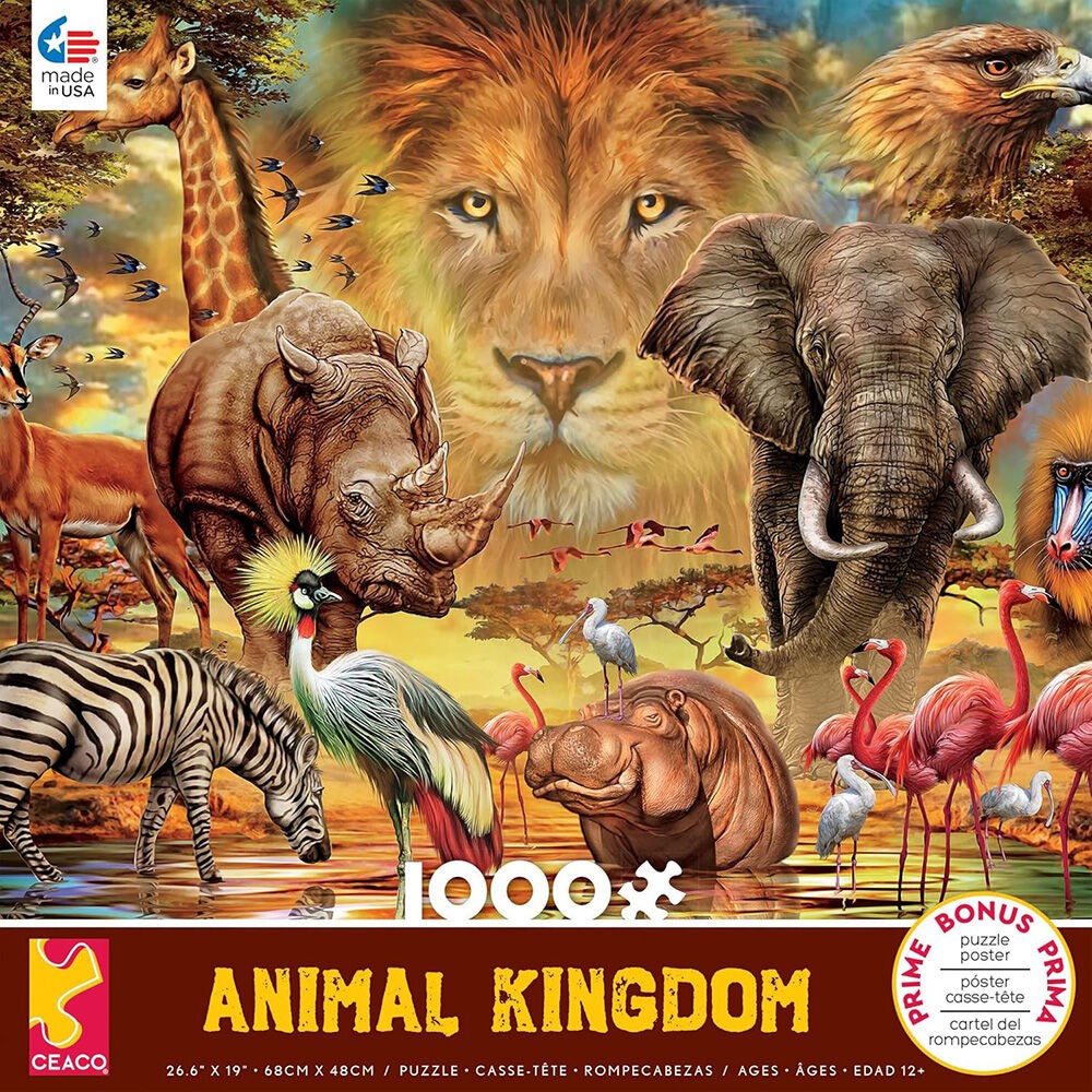 Ceaco - Animal Kingdom Safari 1000 Piece Puzzle