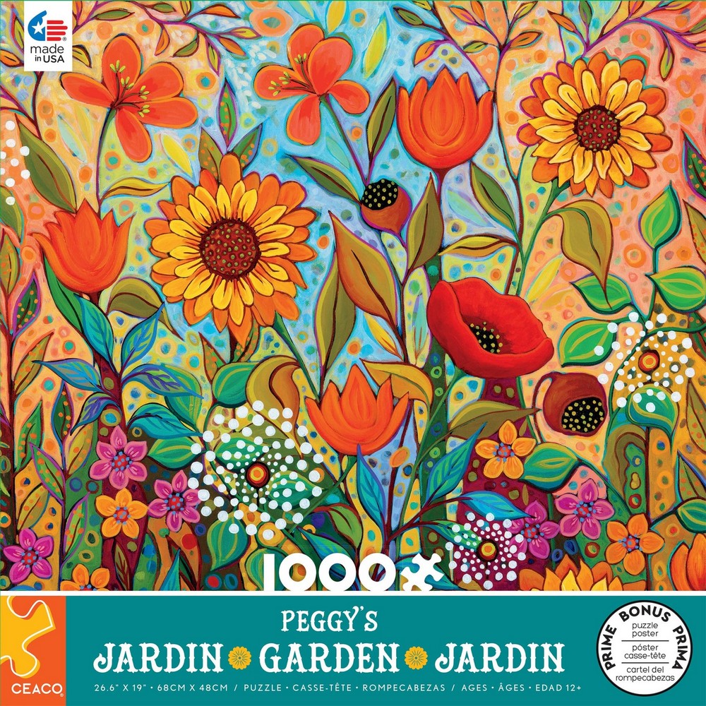 Ceaco - Peggy's Garden Morning Joy 1000 Piece Puzzle