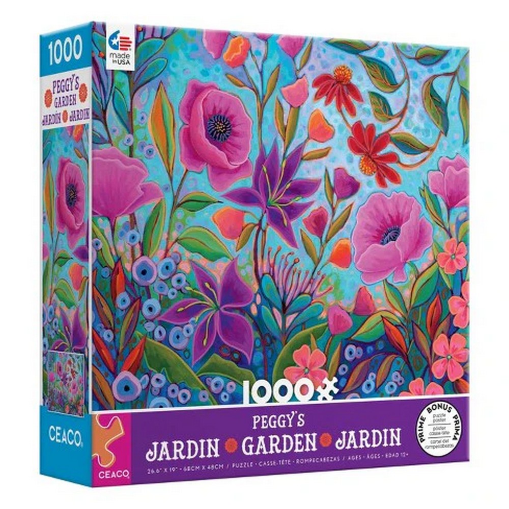Ceaco - Peggy's Garden Colourful 1000 Piece Puzzle